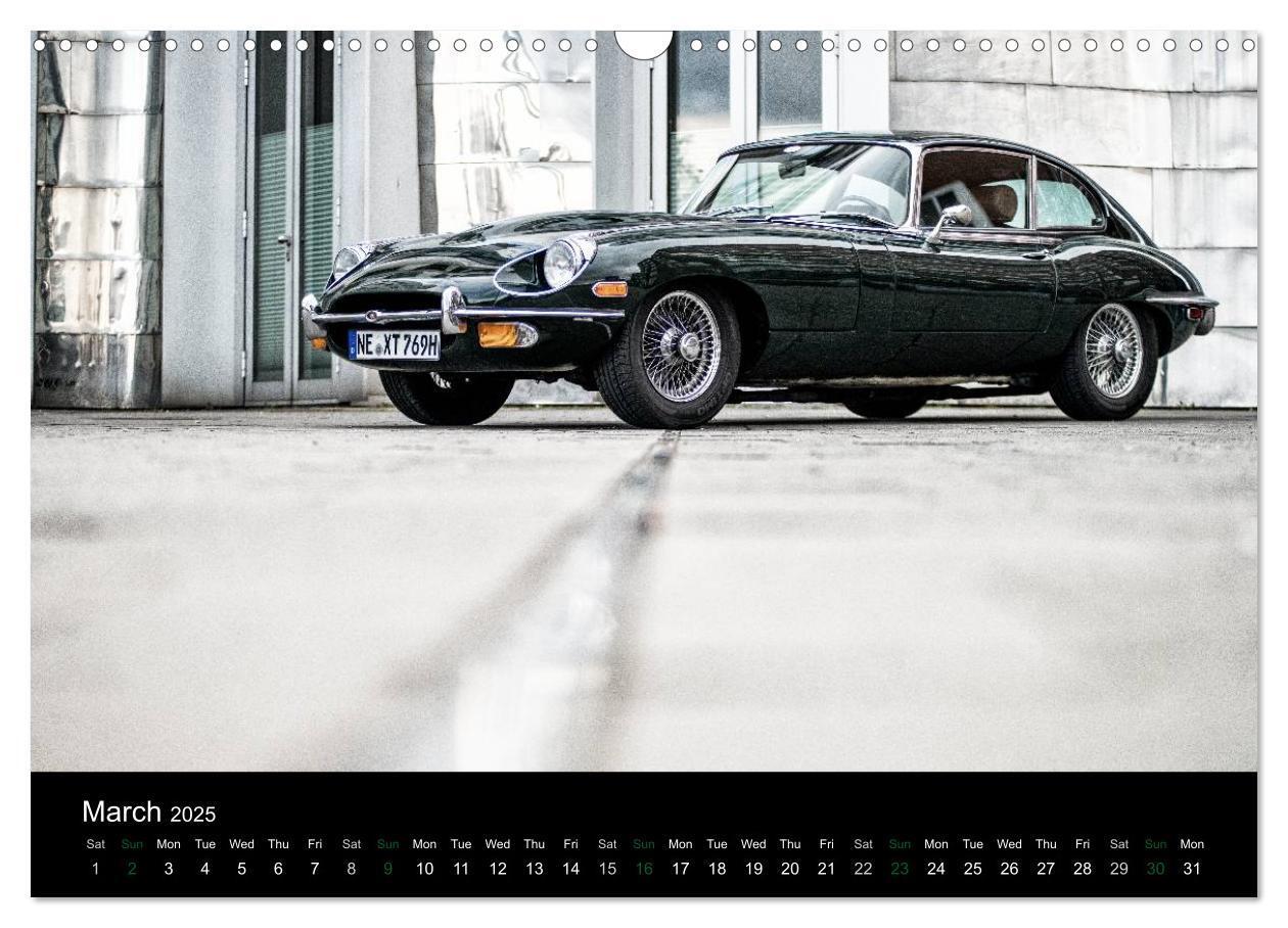 Bild: 9781325955671 | Jaguar E-Type (Wall Calendar 2025 DIN A3 landscape), CALVENDO 12...