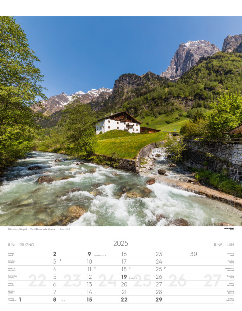 Bild: 9788868397401 | Südtirol Kalender 2025 | Alto Adige - South Tyrol | Verlag | Kalender