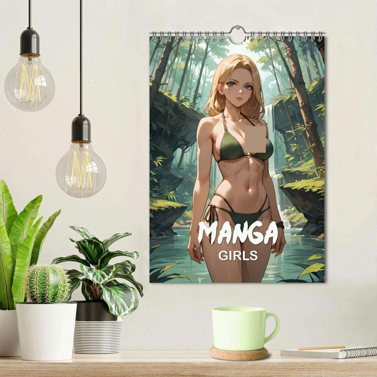 Bild: 9783457234730 | Manga Beauties - 12 Schönheiten im Manga-Stil (Wandkalender 2025...