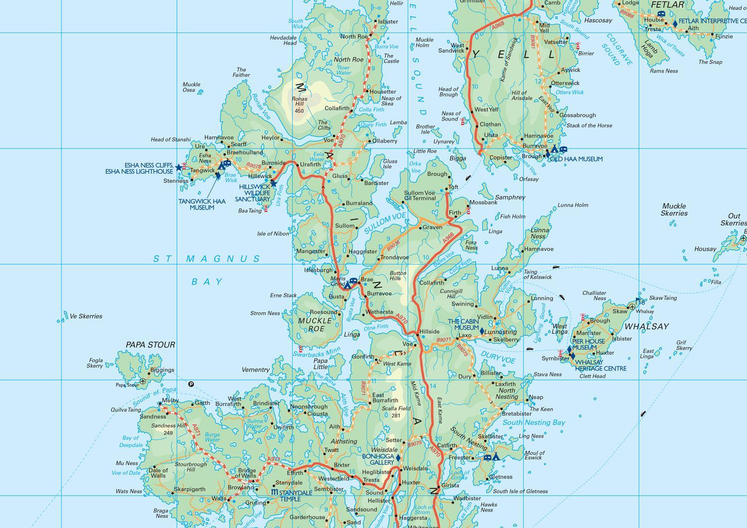 Bild: 9780008520649 | Shetland Pocket Map | The Perfect Way to Explore the Shetland Islands