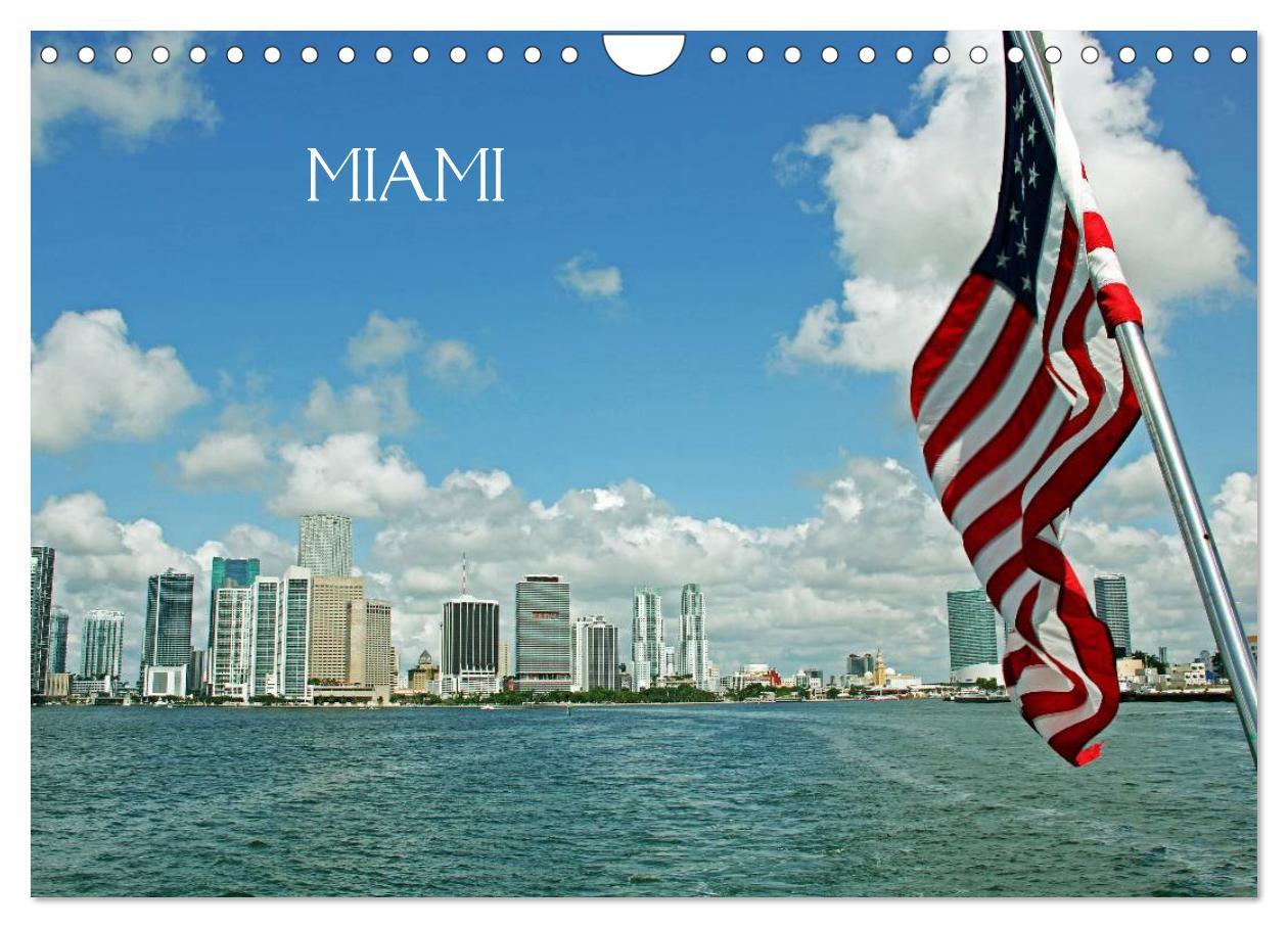 Cover: 9783435837533 | MIAMI (Wandkalender 2025 DIN A4 quer), CALVENDO Monatskalender | Damm