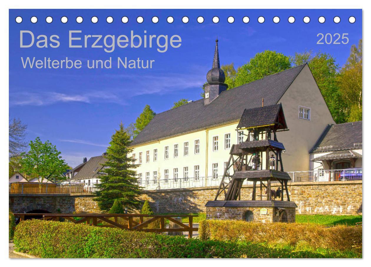 Cover: 9783435183951 | Das Erzgebirge Welterbe und Natur (Tischkalender 2025 DIN A5 quer),...