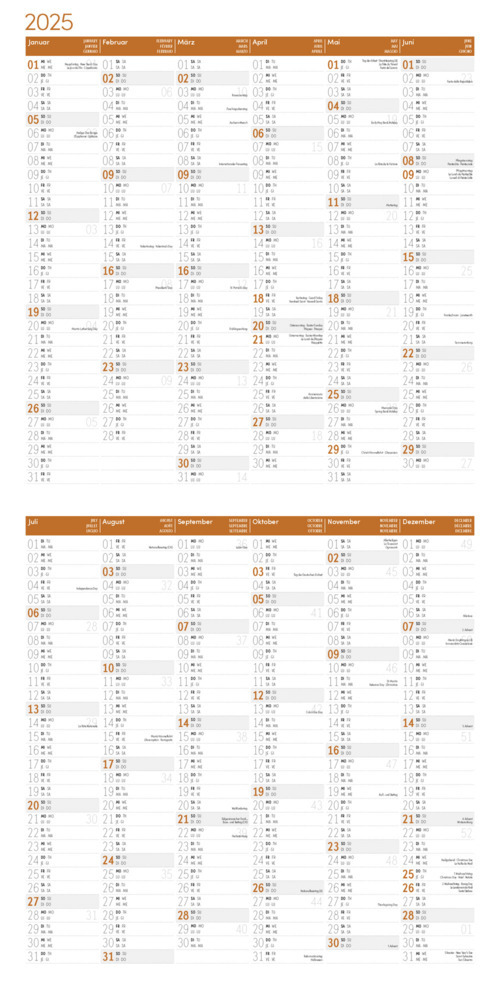 Bild: 9783838445090 | Deutschland Kalender 2025 - 30x30 | Ackermann Kunstverlag | Kalender