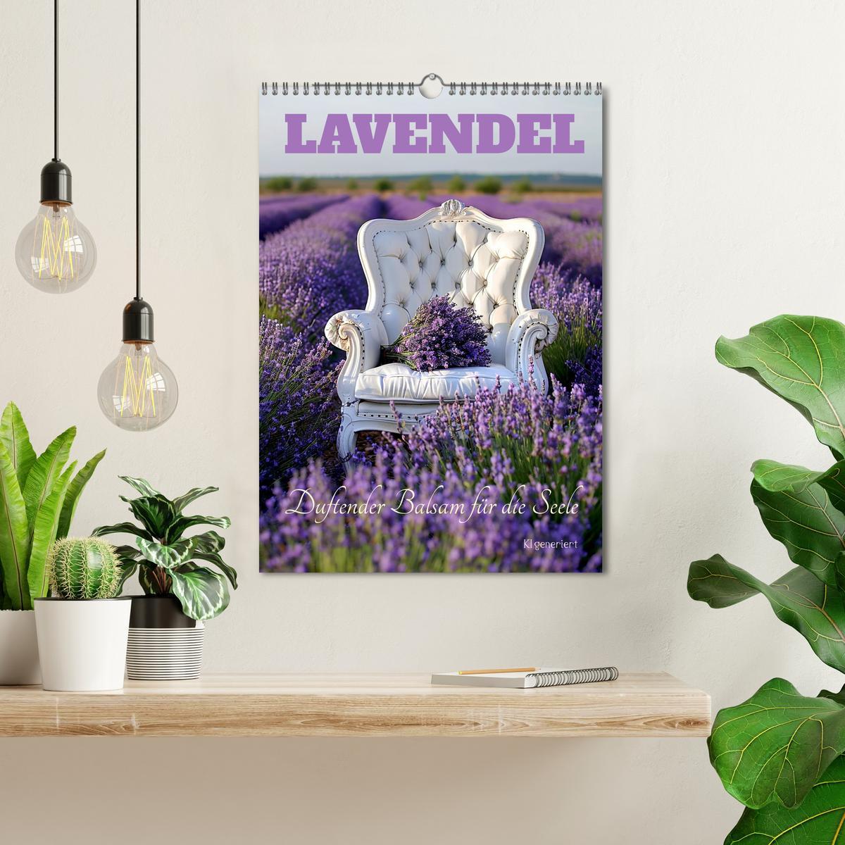 Bild: 9783383827273 | Lavendel (Wandkalender 2025 DIN A3 hoch), CALVENDO Monatskalender