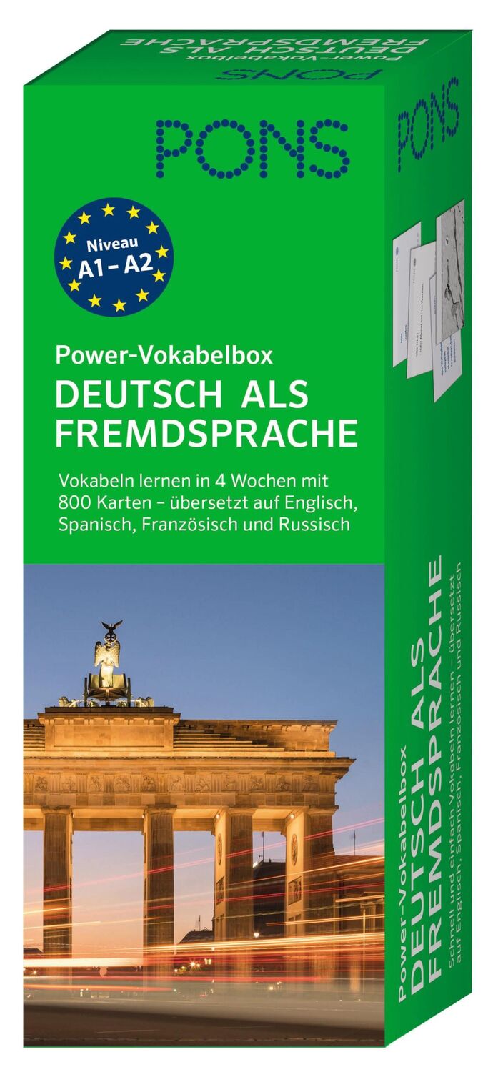 Cover: 9783125624764 | PONS Power-Vokabelbox Deutsch als Fremdsprache | Taschenbuch | 800 S.