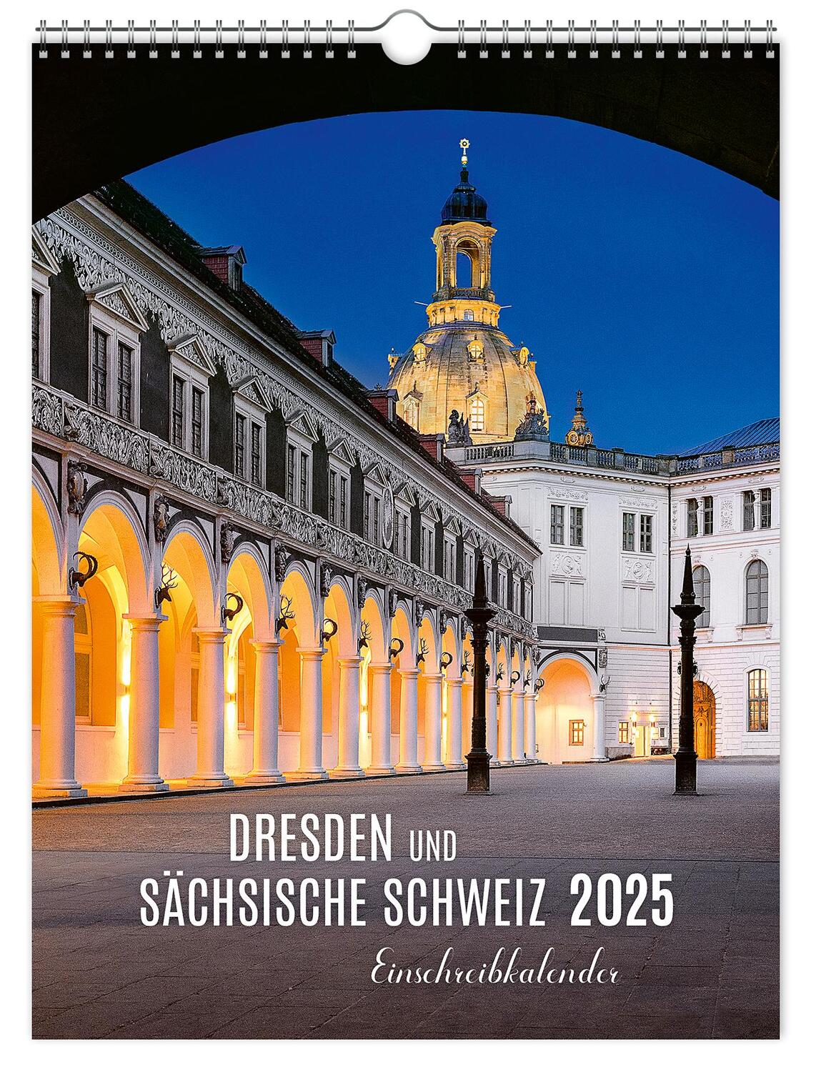 Cover: 9783910680708 | Einschreibkalender Dresden und Sächsische Schweiz 2025 | Kalender