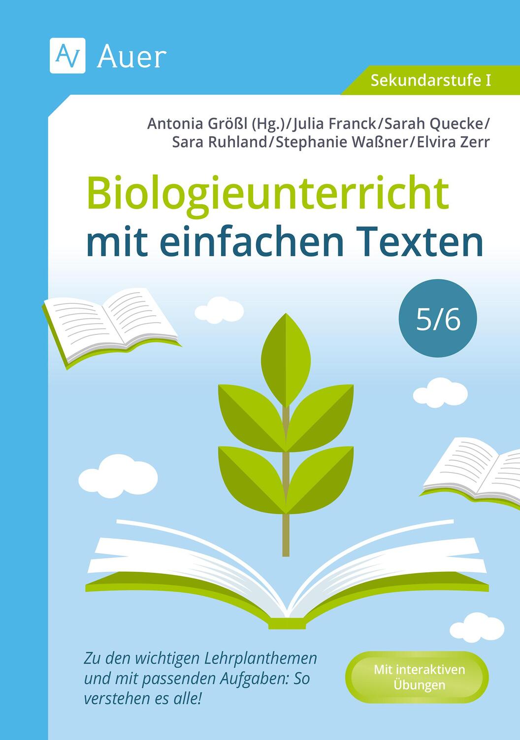 Cover: 9783403085553 | Biologieunterricht mit einfachen Texten 5-6 | J. Gartner (u. a.)