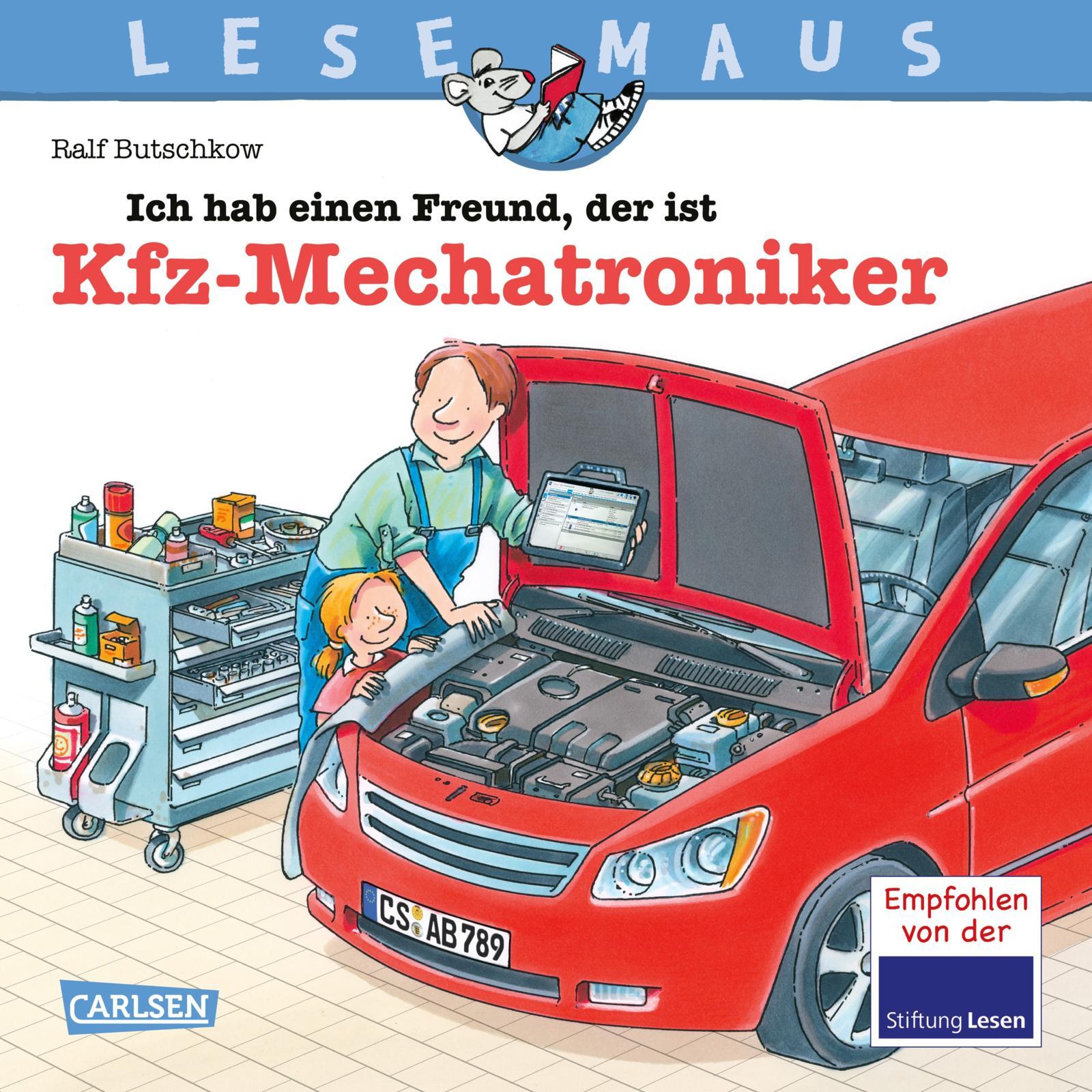 Cover: 9783551083326 | LESEMAUS 32: Ich hab einen Freund, der ist Kfz-Mechatroniker | 24 S.