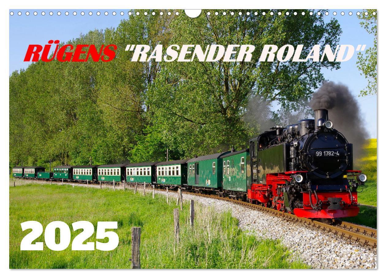 Cover: 9783383931697 | Rügens "rasender Roland" (Wandkalender 2025 DIN A3 quer), CALVENDO...