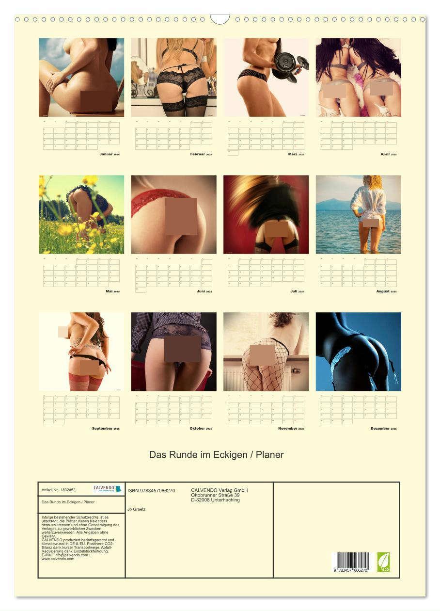 Bild: 9783457066270 | Das Runde im Eckigen / Planer (Wandkalender 2025 DIN A2 hoch),...