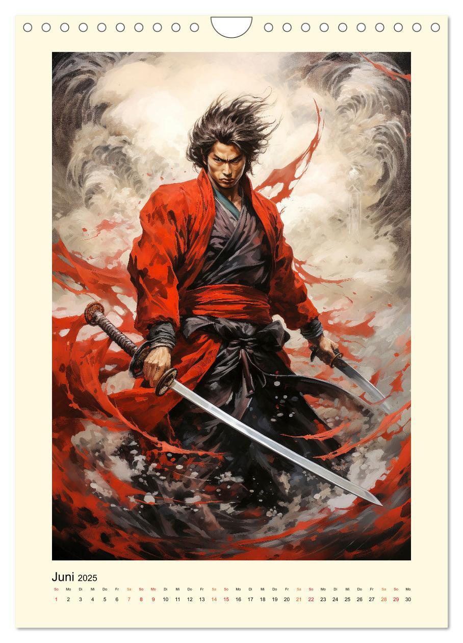 Bild: 9783435844326 | Samurai Helden (Wandkalender 2025 DIN A4 hoch), CALVENDO...