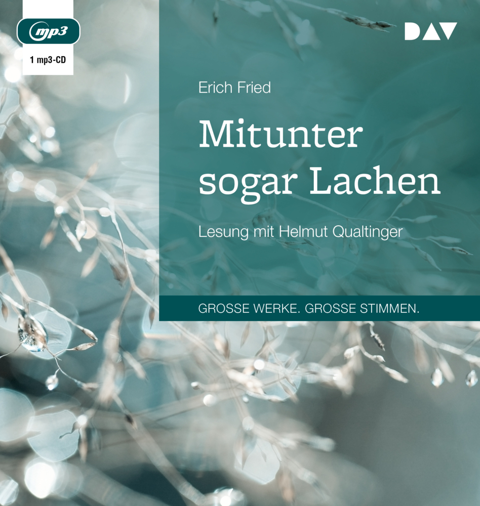 Cover: 9783742419200 | Mitunter sogar Lachen, 1 Audio-CD, 1 MP3 | Erich Fried | Audio-CD