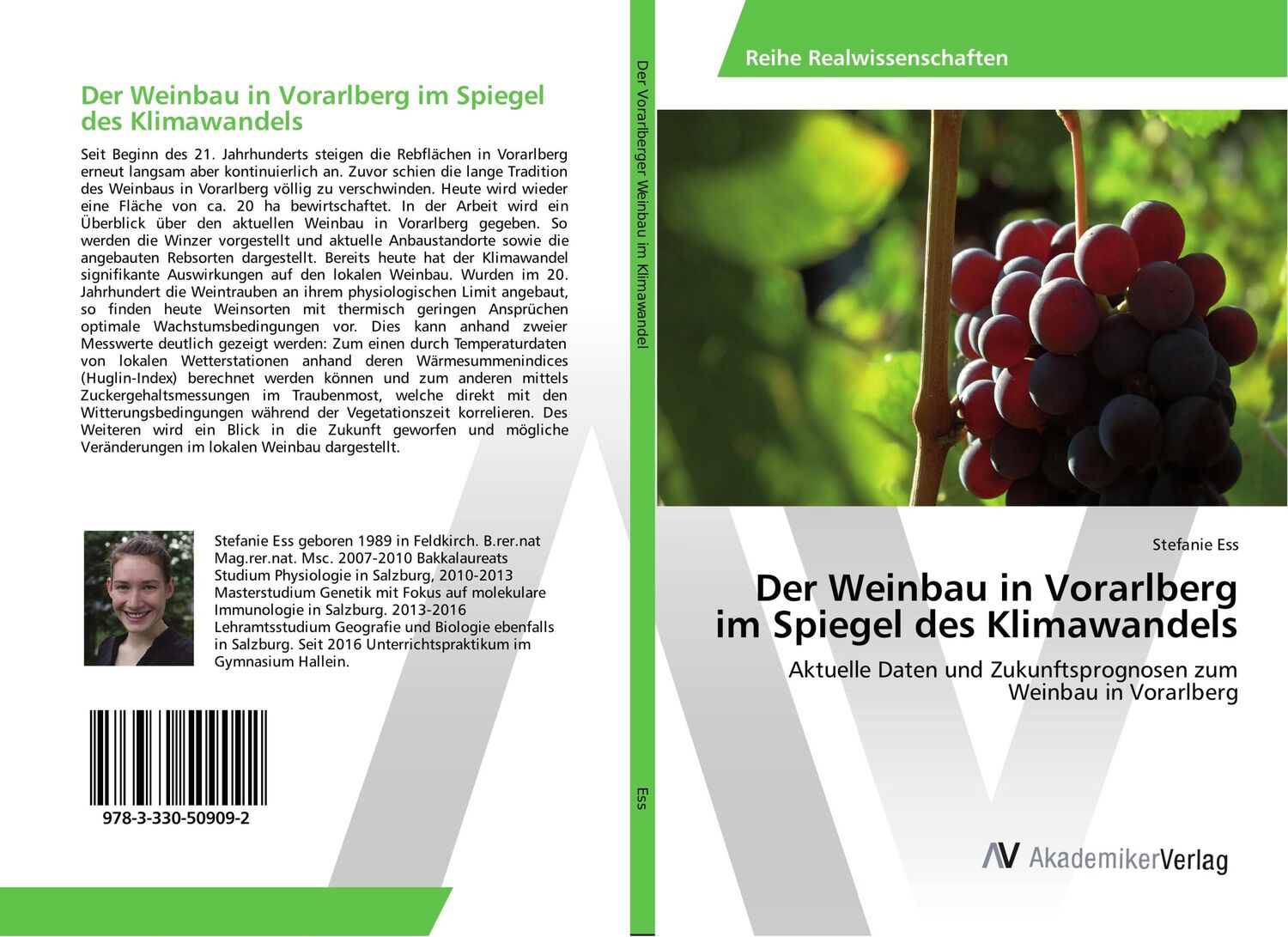 Cover: 9783330509092 | Der Weinbau in Vorarlberg im Spiegel des Klimawandels | Stefanie Ess