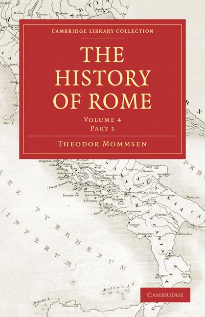 Cover: 9781108009768 | The History of Rome | Theodore Mommsen (u. a.) | Taschenbuch | 2009