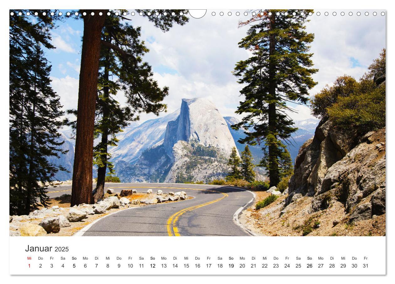 Bild: 9783435054015 | Yosemite - Einzigartige Naturspektakel (Wandkalender 2025 DIN A3...