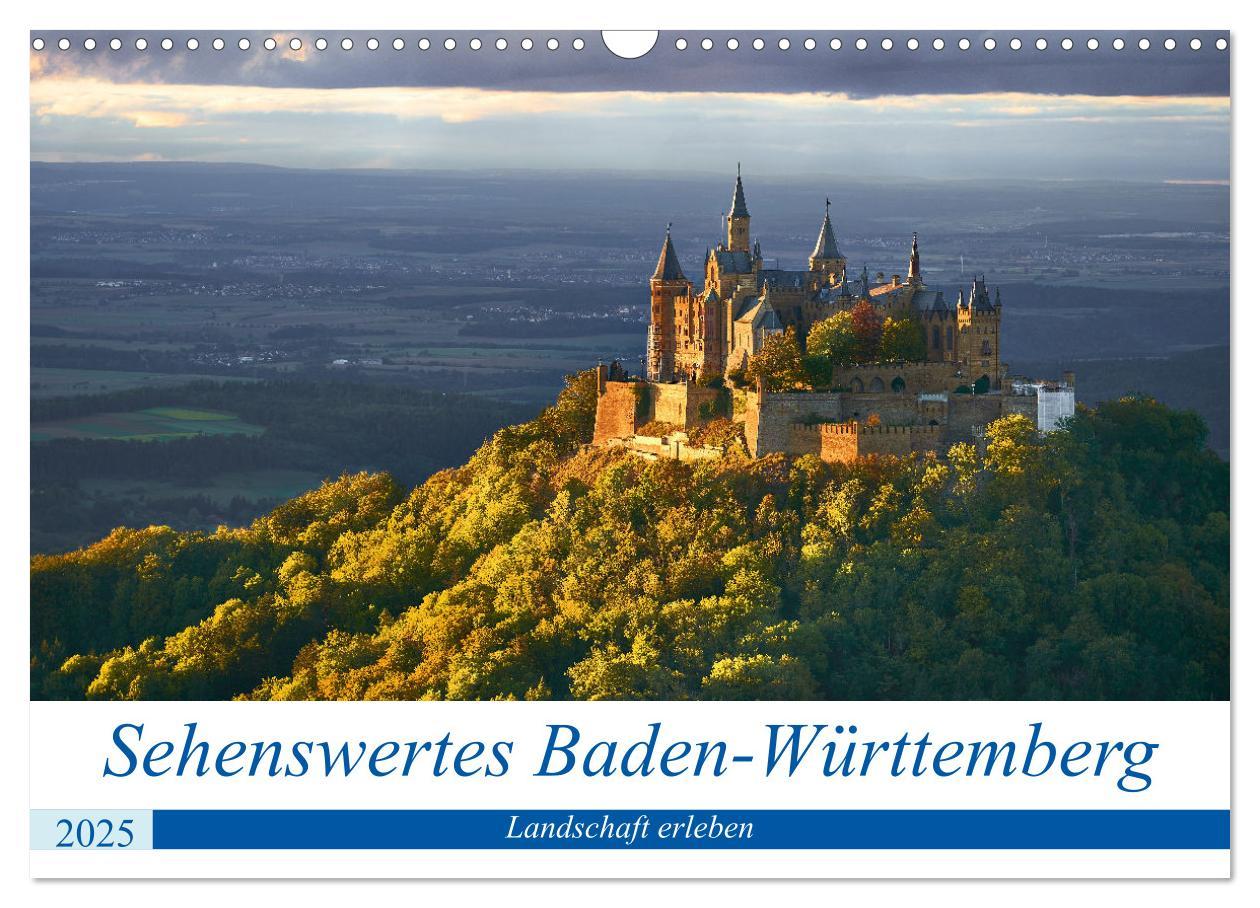 Cover: 9783435057085 | Sehenswertes Baden-Württemberg (Wandkalender 2025 DIN A3 quer),...