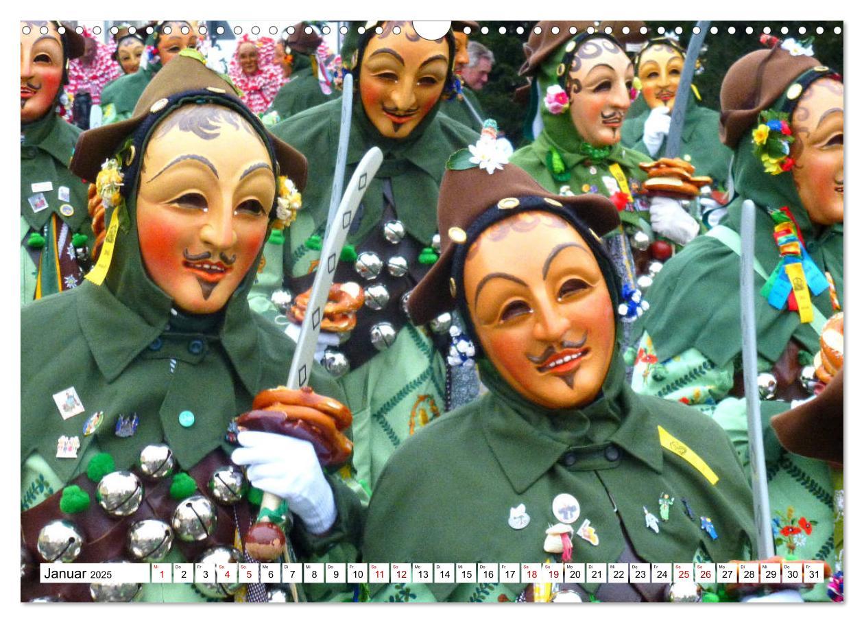 Bild: 9783435259632 | Fasnet in Oberschwaben und auf der Alb (Wandkalender 2025 DIN A3...