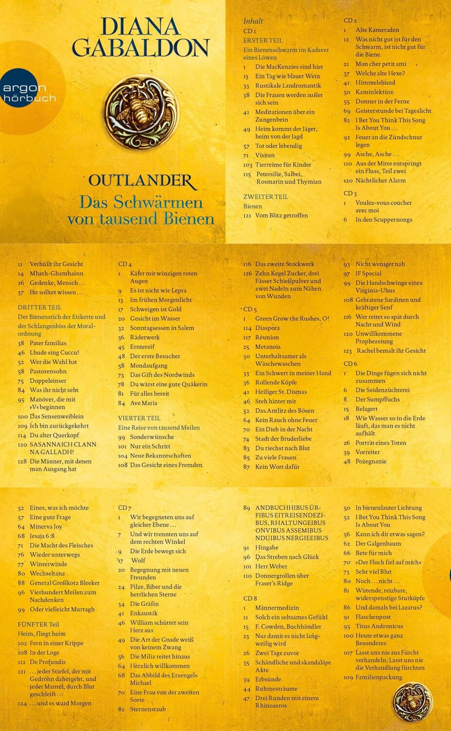 Bild: 9783839817247 | Outlander - Das Schwärmen von tausend Bienen | Roman | Diana Gabaldon