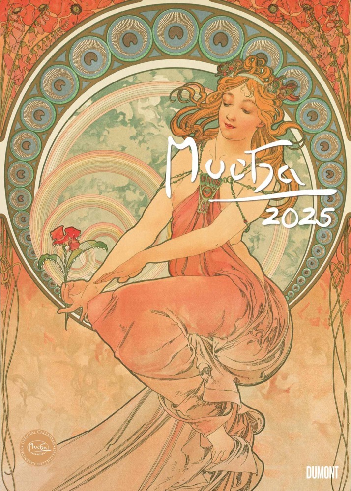 Cover: 4250809653310 | DUMONT - Mucha 2025 Kunst-Kalender, 50x70cm, Posterkalender mit...