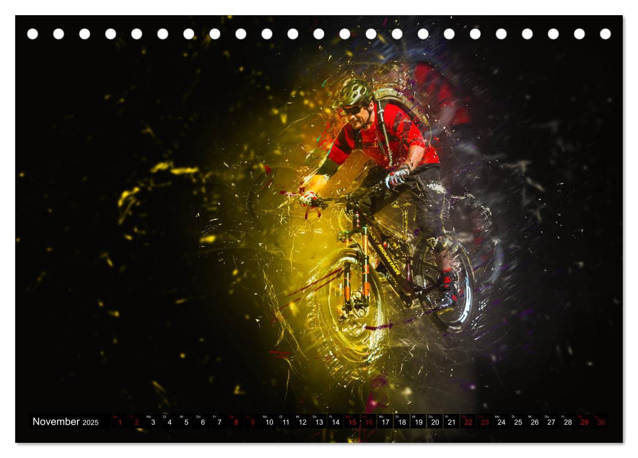 Bild: 9783435431885 | Downhill Explosion (Tischkalender 2025 DIN A5 quer), CALVENDO...