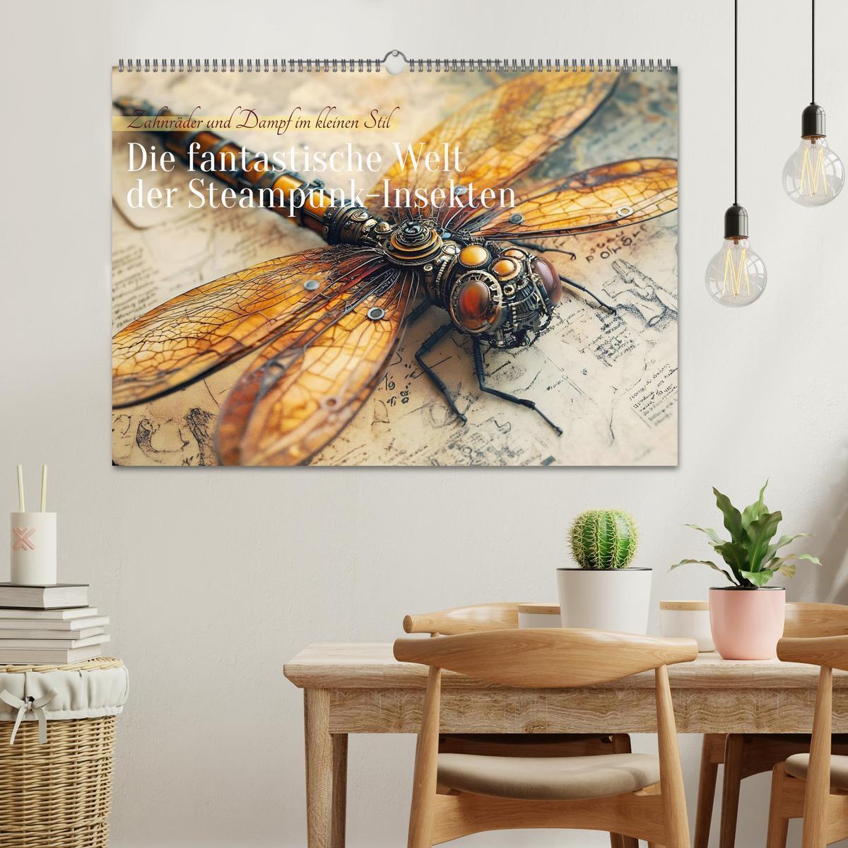 Bild: 9783457185797 | Die fantastische Welt der Steampunk-Insekten (Wandkalender 2025 DIN...