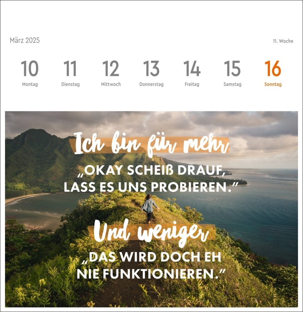 Bild: 9783756409136 | Visual Statements Premium-Postkartenkalender 2025 | Kalender | 54 S.