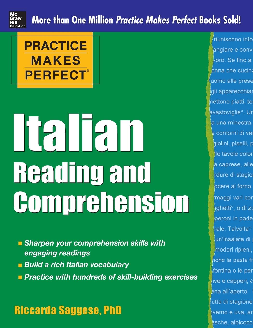 Cover: 9780071798952 | Practice Makes Perfect Italian Reading and Comprehension | Saggese