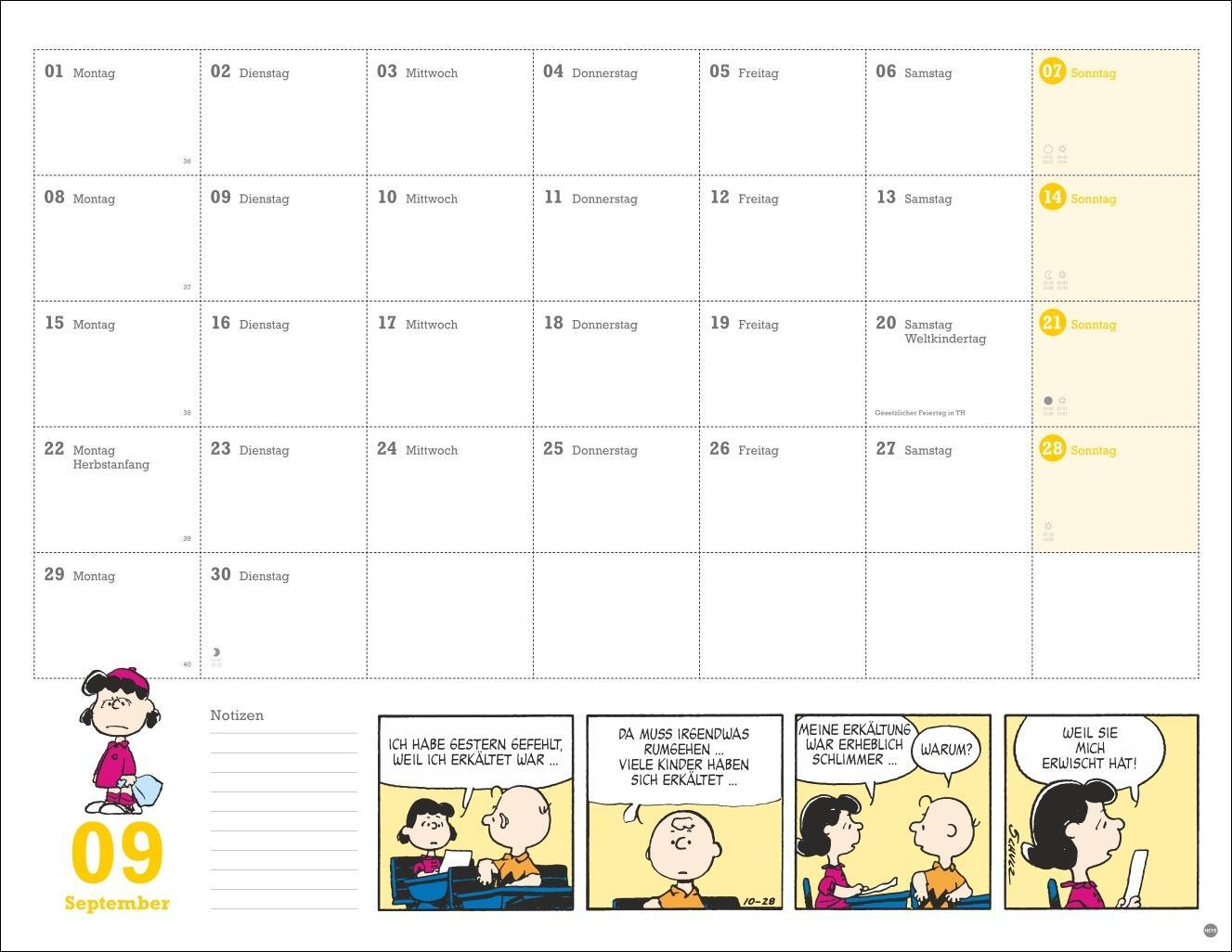 Bild: 9783756405244 | Peanuts Monatsplaner 2025 | Heye | Kalender | Spiralbindung | 15 S.