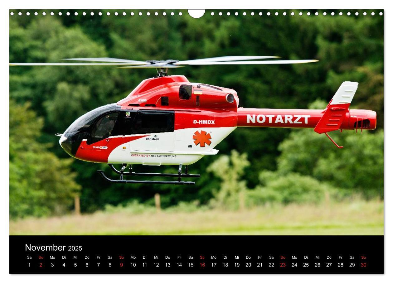 Bild: 9783435702916 | Modellhelis (Wandkalender 2025 DIN A3 quer), CALVENDO Monatskalender