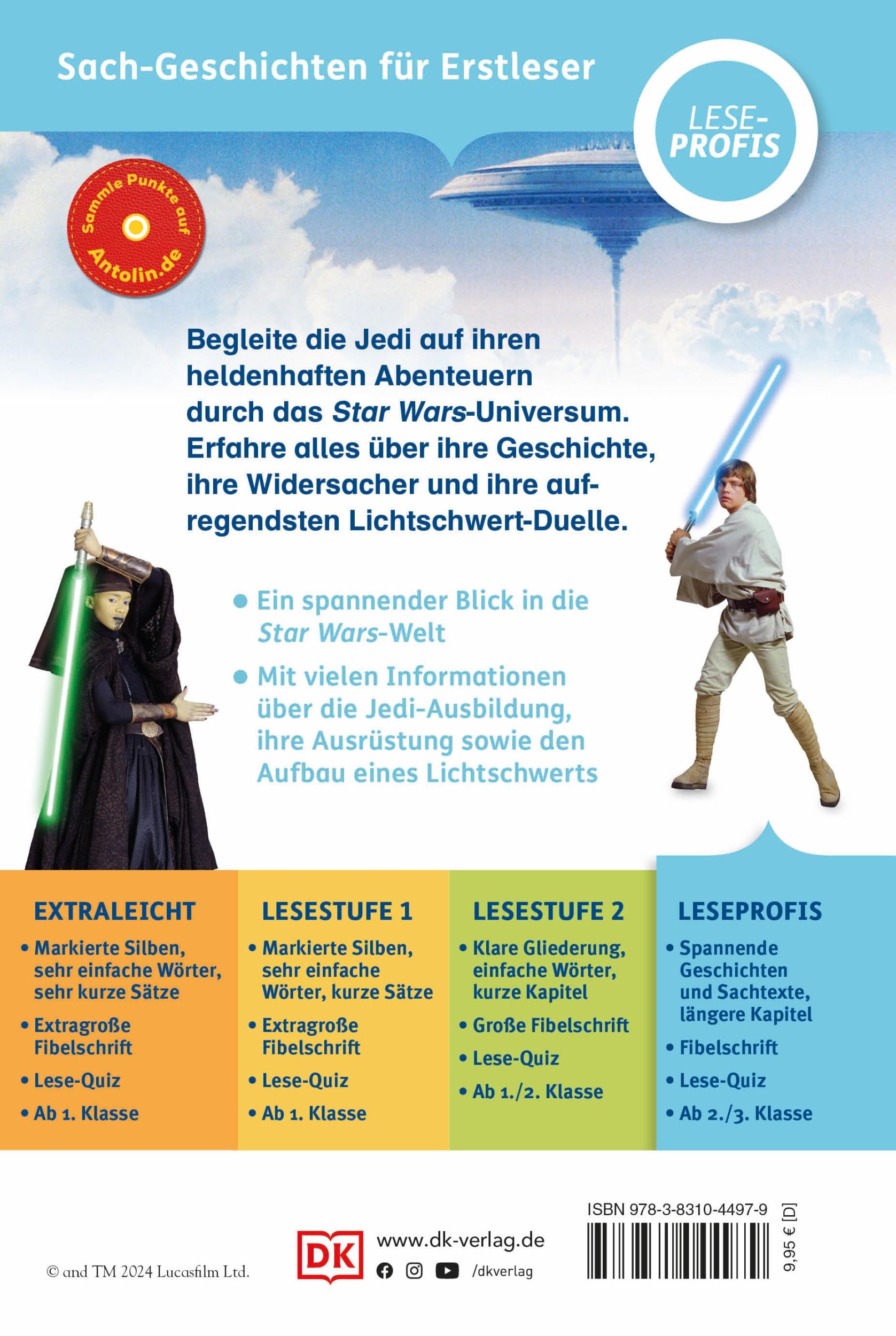 Rückseite: 9783831044979 | SUPERLESER! Star Wars(TM) Die Geschichte der Jedi | Christina Braun