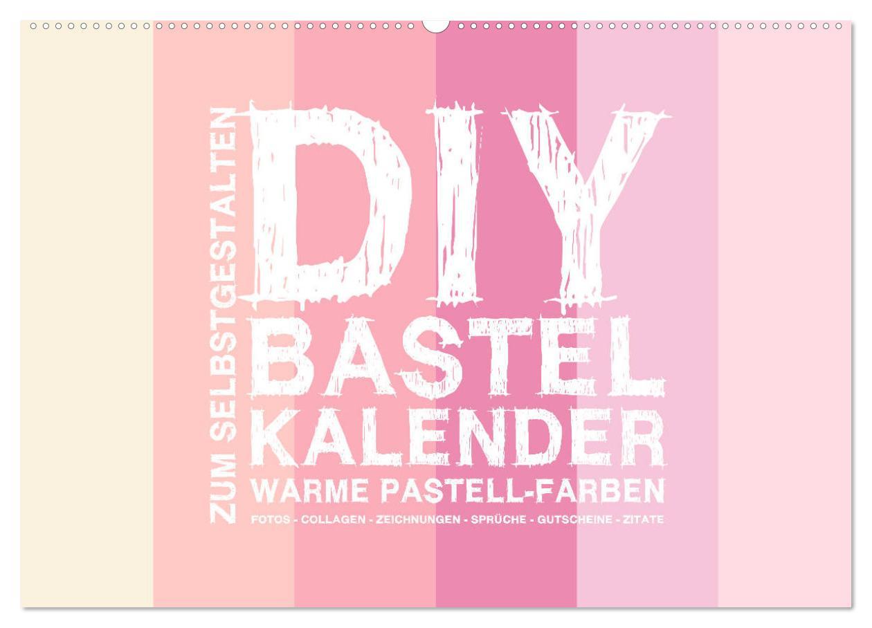 Cover: 9783435215393 | DIY Bastel-Kalender -Warme Pastell Farben- Zum Selbstgestalten...