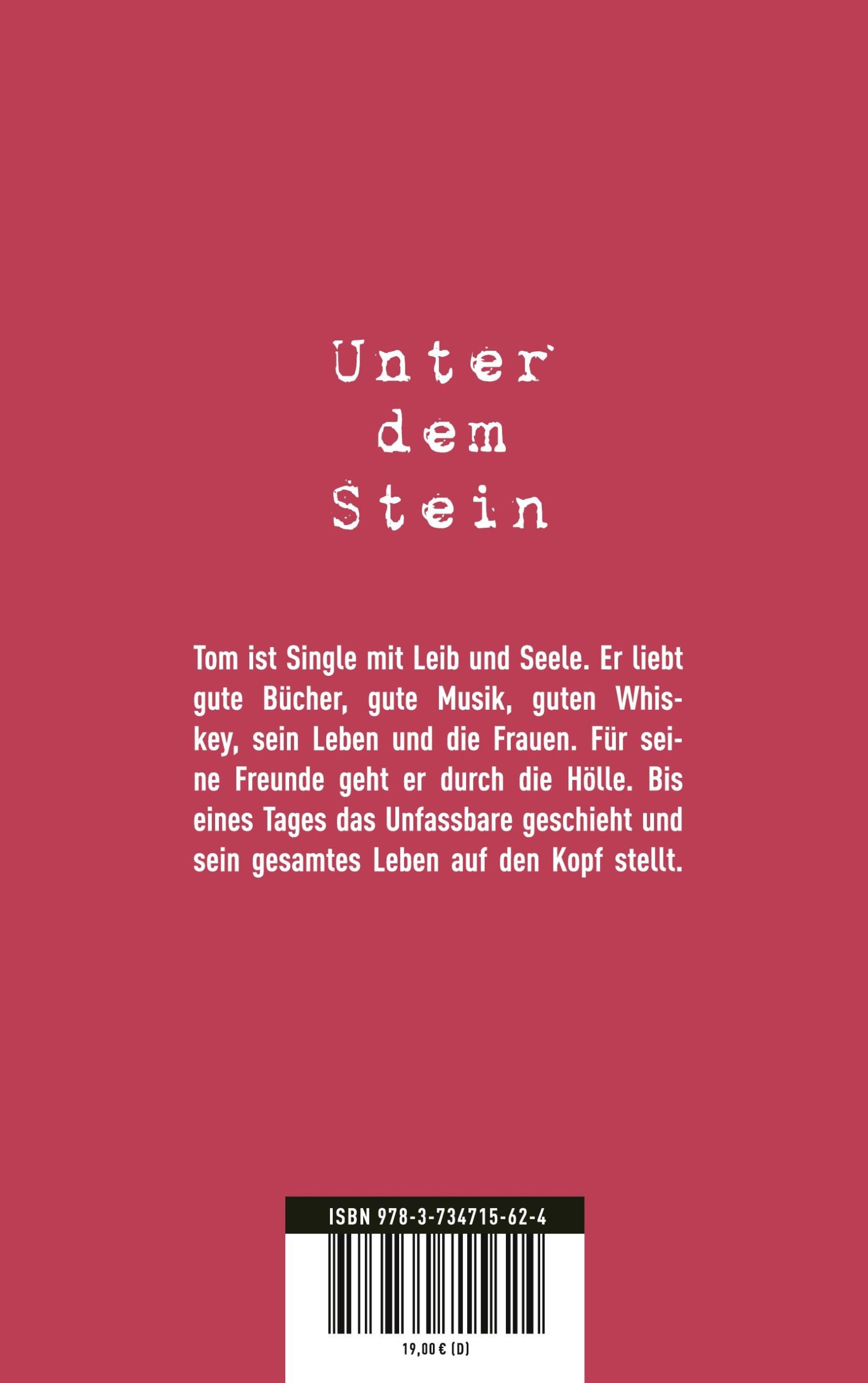 Rückseite: 9783734715624 | Unter dem Stein | Jörg Hilge | Taschenbuch | 524 S. | Deutsch | 2023