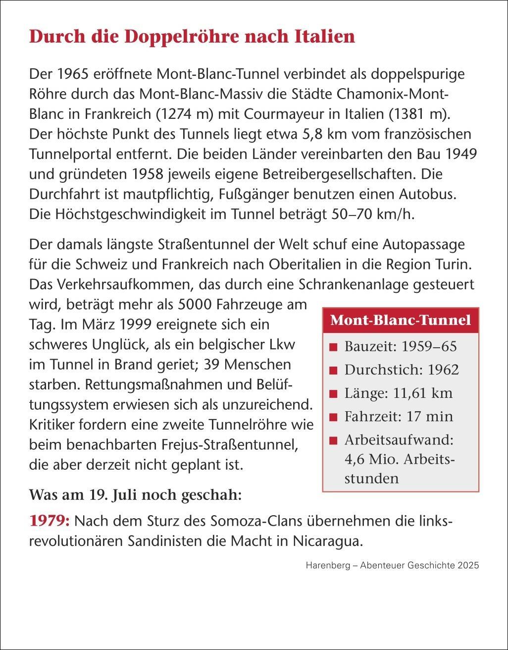 Bild: 9783840033896 | Abenteuer Geschichte Tagesabreißkalender 2025 - Menschen,...