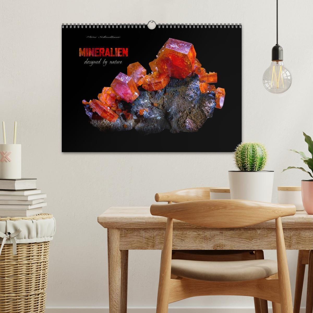 Bild: 9783435393572 | MINERALIEN designed by nature (Wandkalender 2025 DIN A3 quer),...