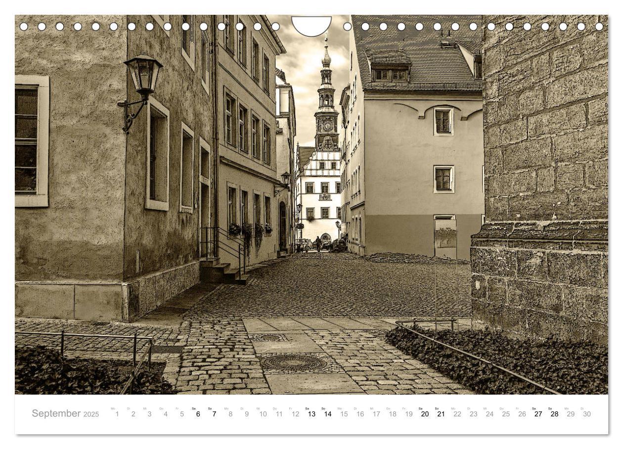 Bild: 9783435244843 | Nostalgiekalender Pirna (Wandkalender 2025 DIN A4 quer), CALVENDO...