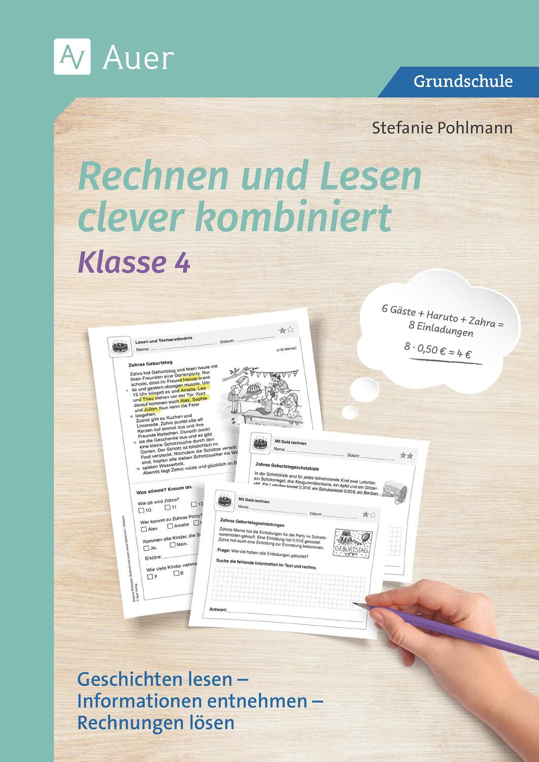 Cover: 9783403088417 | Rechnen und Lesen clever kombiniert - Klasse 4 | Stefanie Pohlmann