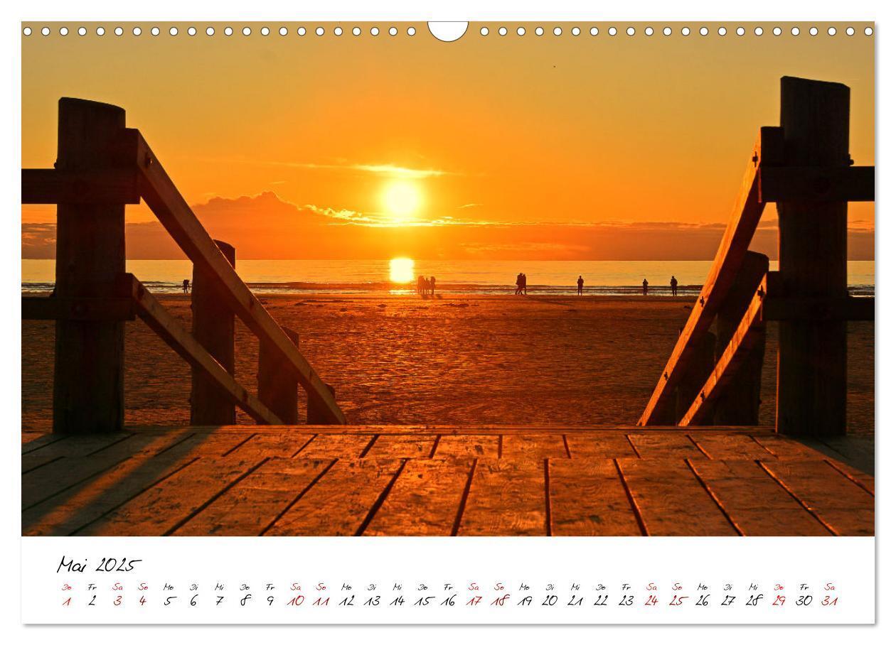 Bild: 9783435037018 | Traumhafte Sonnenuntergänge an der Nordsee (Wandkalender 2025 DIN...