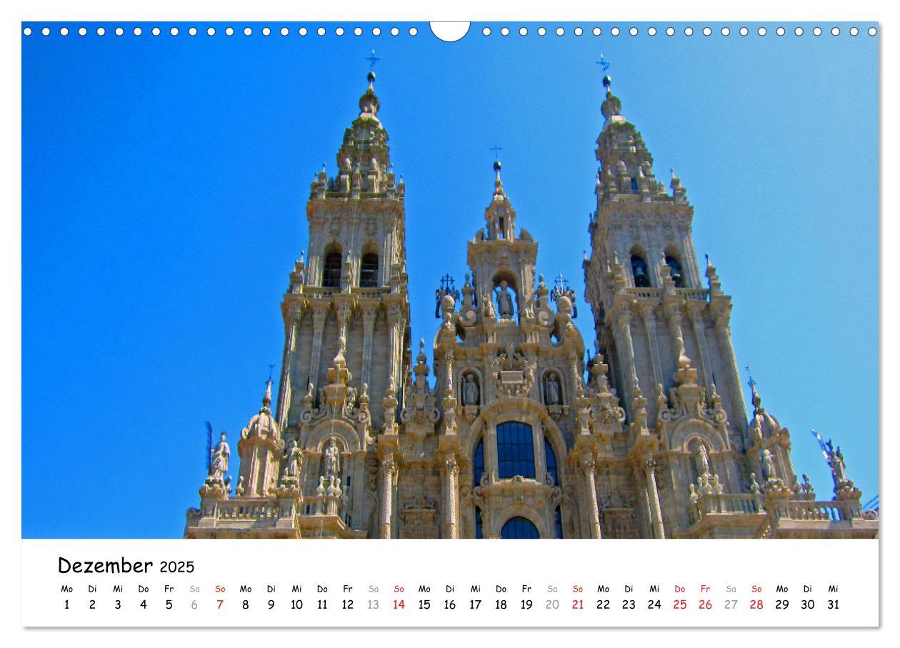 Bild: 9783435193295 | Jakobsweg - Camino Ingles (Wandkalender 2025 DIN A3 quer), CALVENDO...