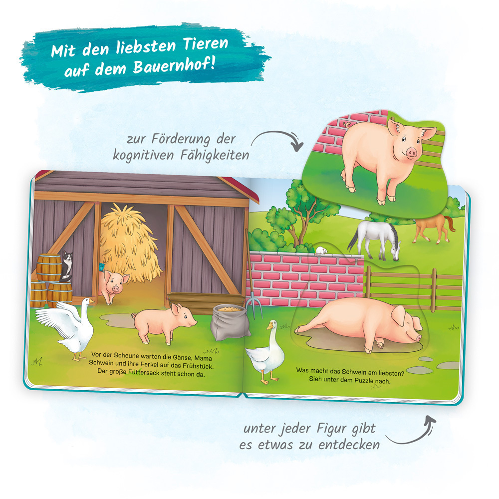 Bild: 9783965527874 | Trötsch Pappenbuch Mein erstes Puzzlebuch Liebste Tiere | KG | Buch