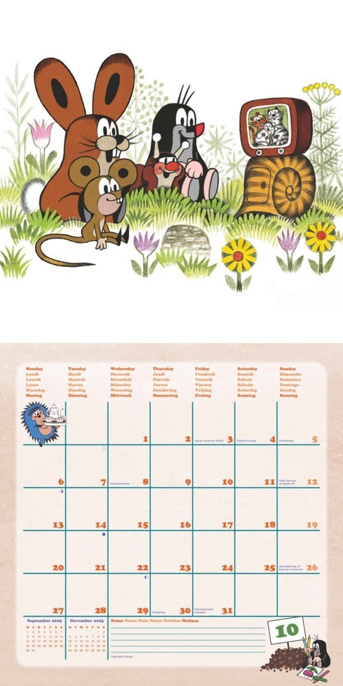 Bild: 4002725987976 | Der kleine Maulwurf 2025 - Wand-Kalender - Broschüren-Kalender -...