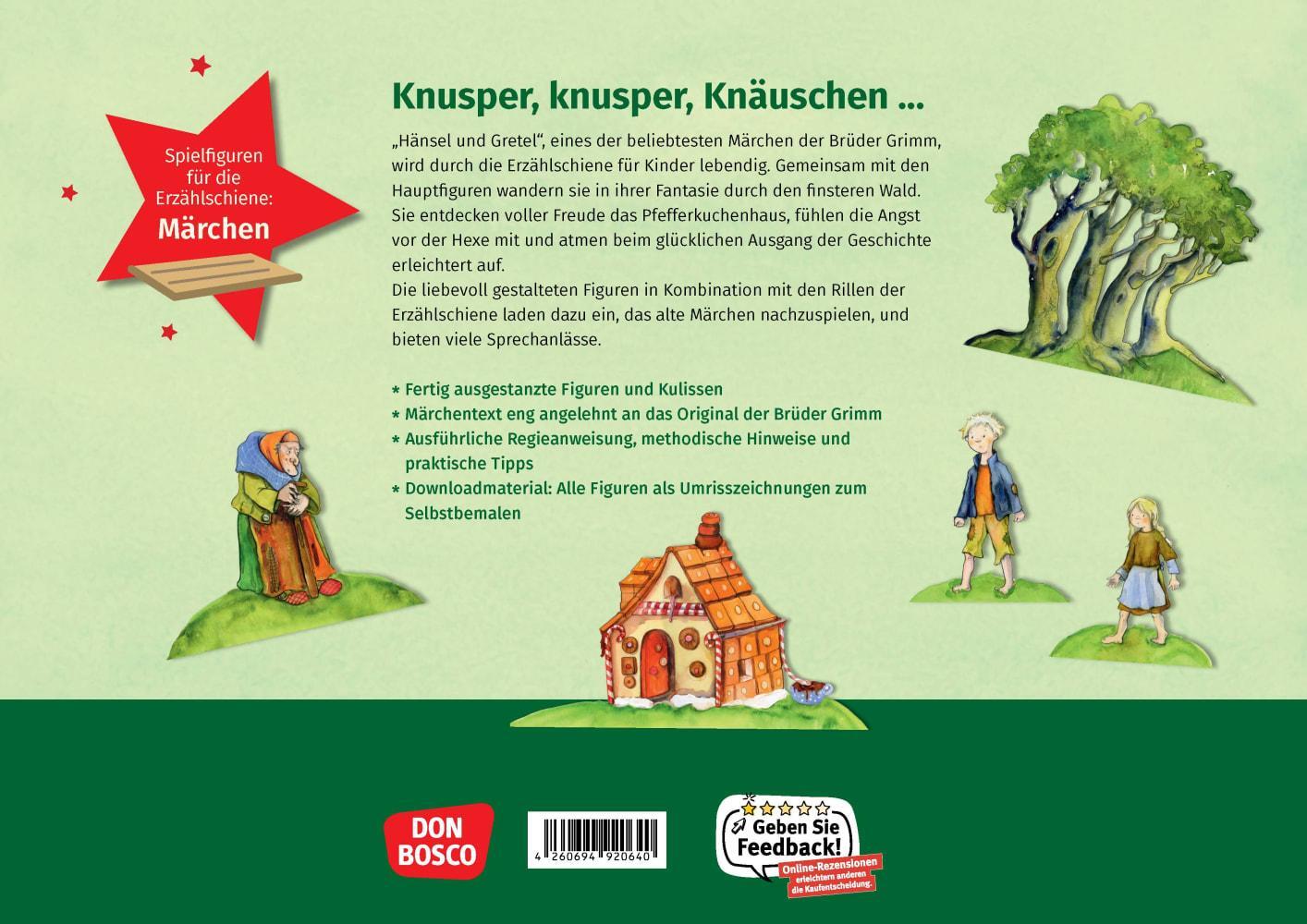 Bild: 4260694920640 | Hänsel und Gretel. Erzählschienen-Figurenset | Brüder Grimm | Bundle