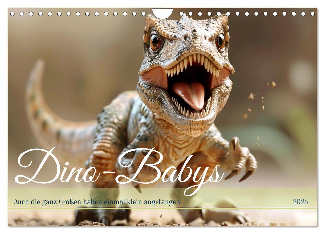 Cover: 9783383797330 | Dino-Babys (Wandkalender 2025 DIN A4 quer), CALVENDO Monatskalender