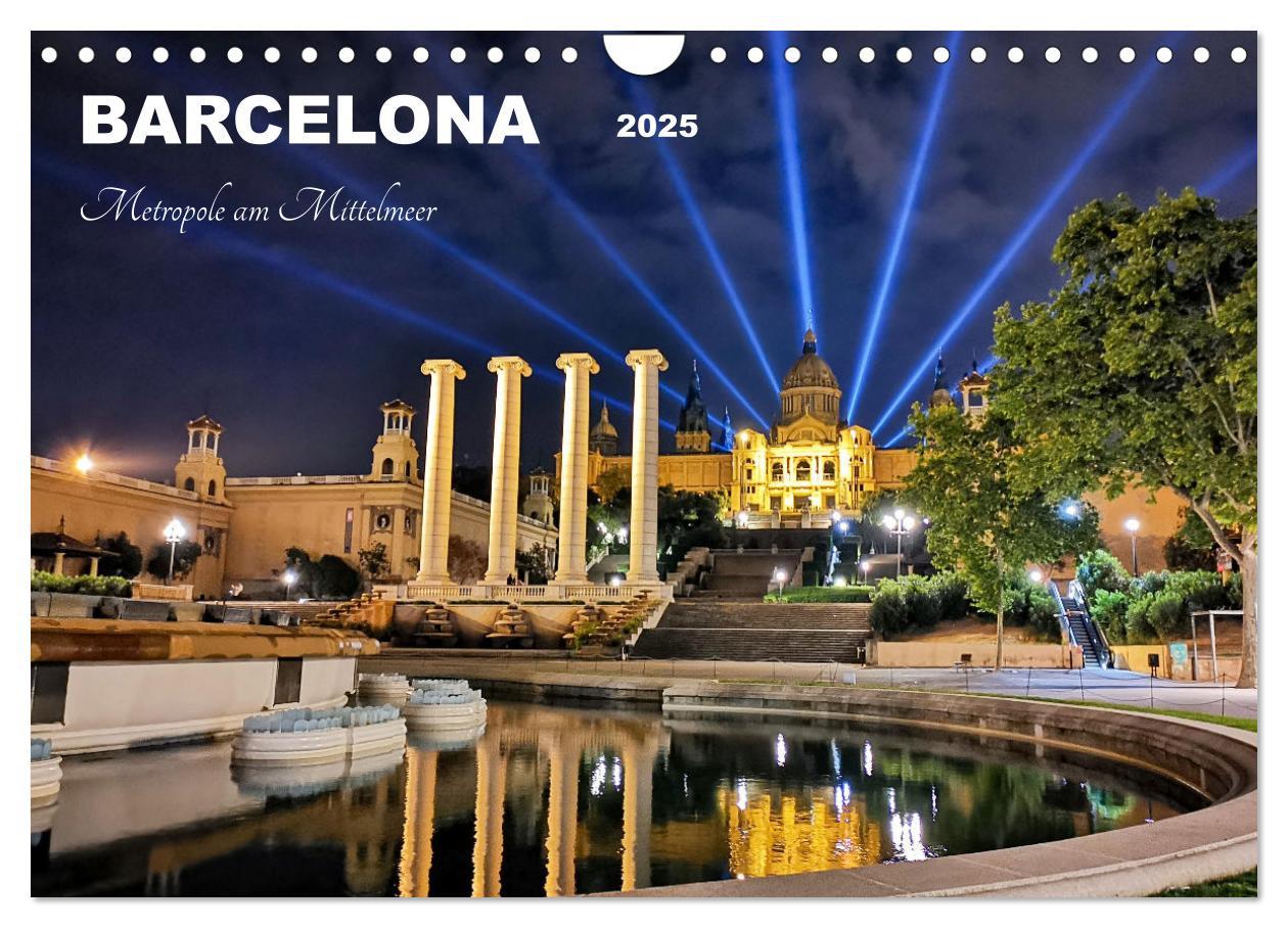 Cover: 9783383839351 | BARCELONA - Metropole am Mittelmeer (Wandkalender 2025 DIN A4...