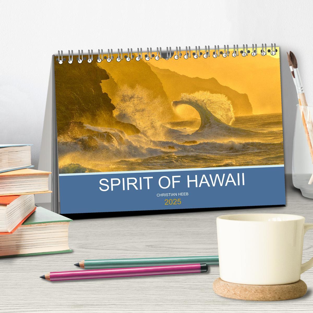 Bild: 9783435201914 | SPIRIT OF HAWAII (Tischkalender 2025 DIN A5 quer), CALVENDO...