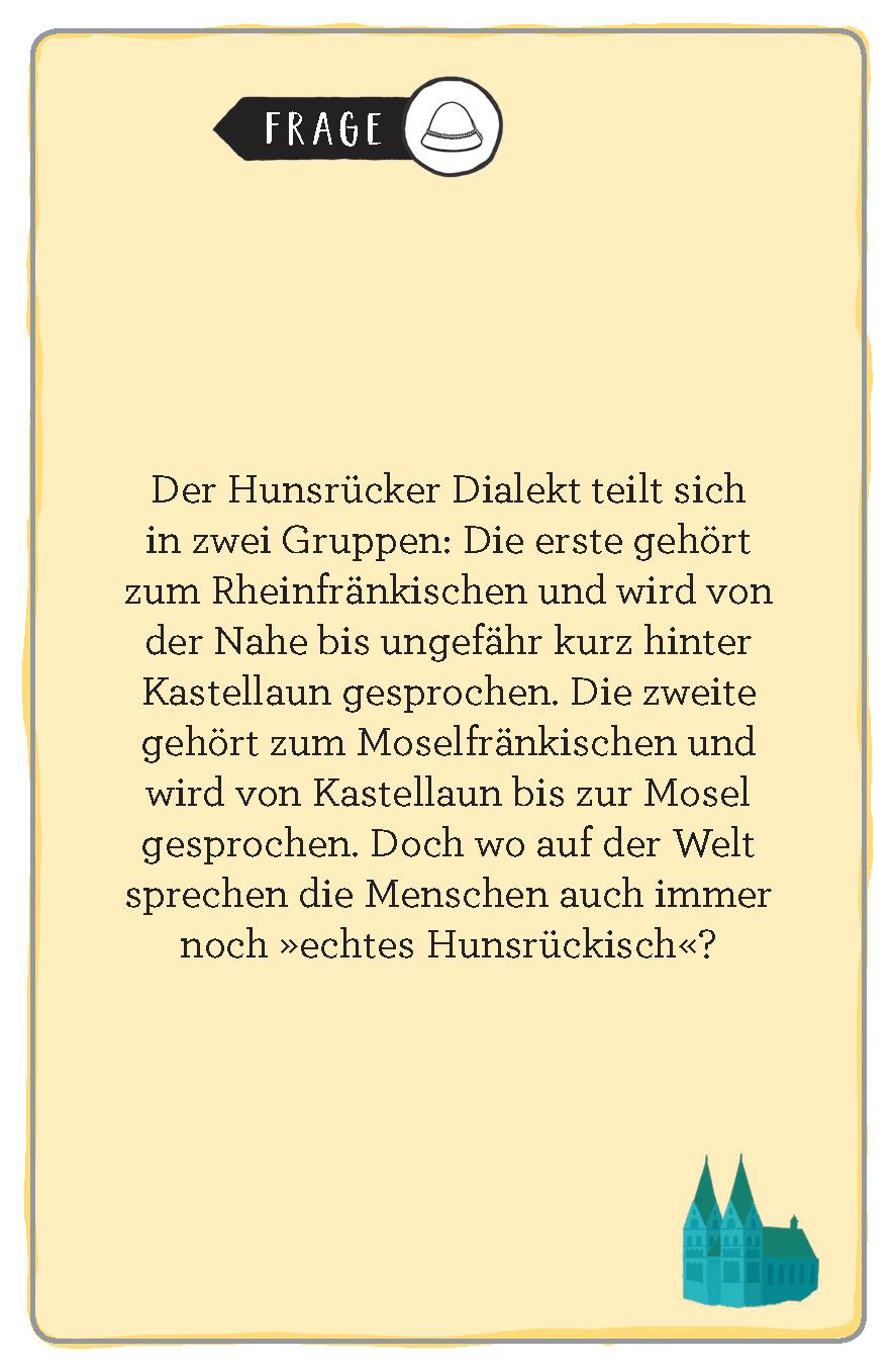 Bild: 9783899784206 | Hunsrück | Das Heimat-Quiz | Andrea Fischer | Taschenbuch | 104 S.