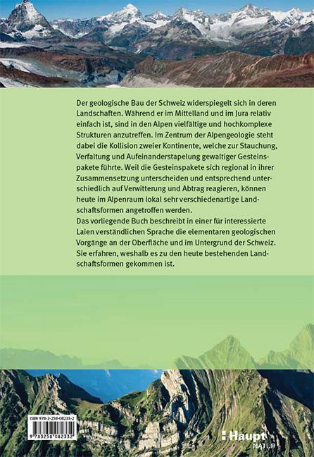 Rückseite: 9783258082332 | Landschaften und Geologie der Schweiz | O. Adrian Pfiffner | Buch