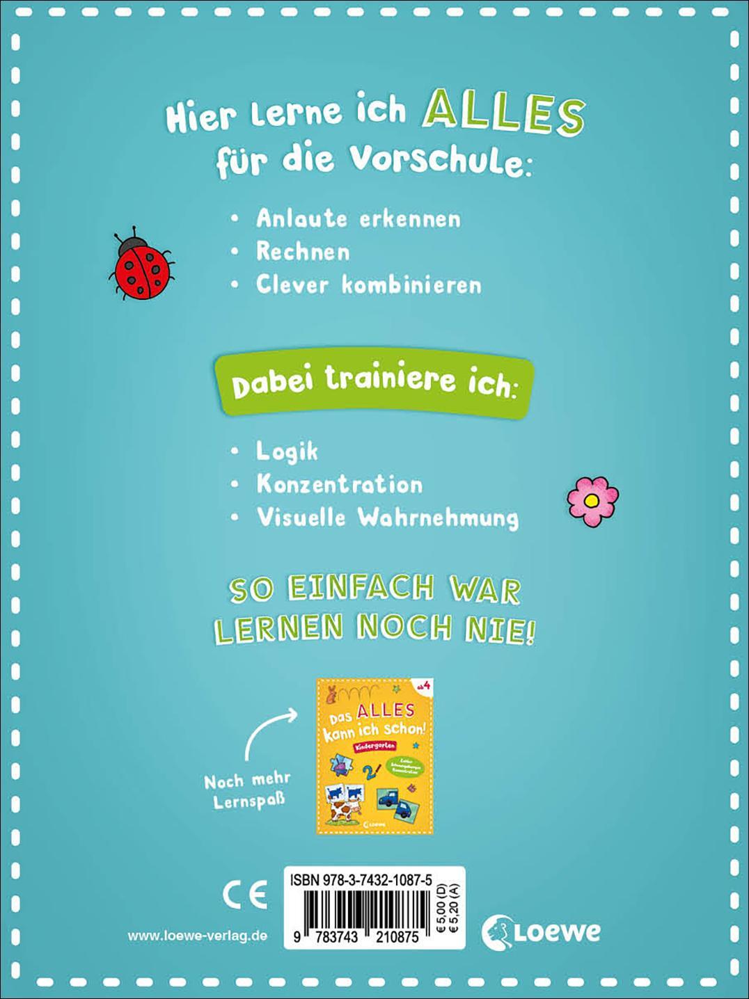 Rückseite: 9783743210875 | Das alles kann ich schon! - Vorschule | Rätseln (u. a.) | Taschenbuch