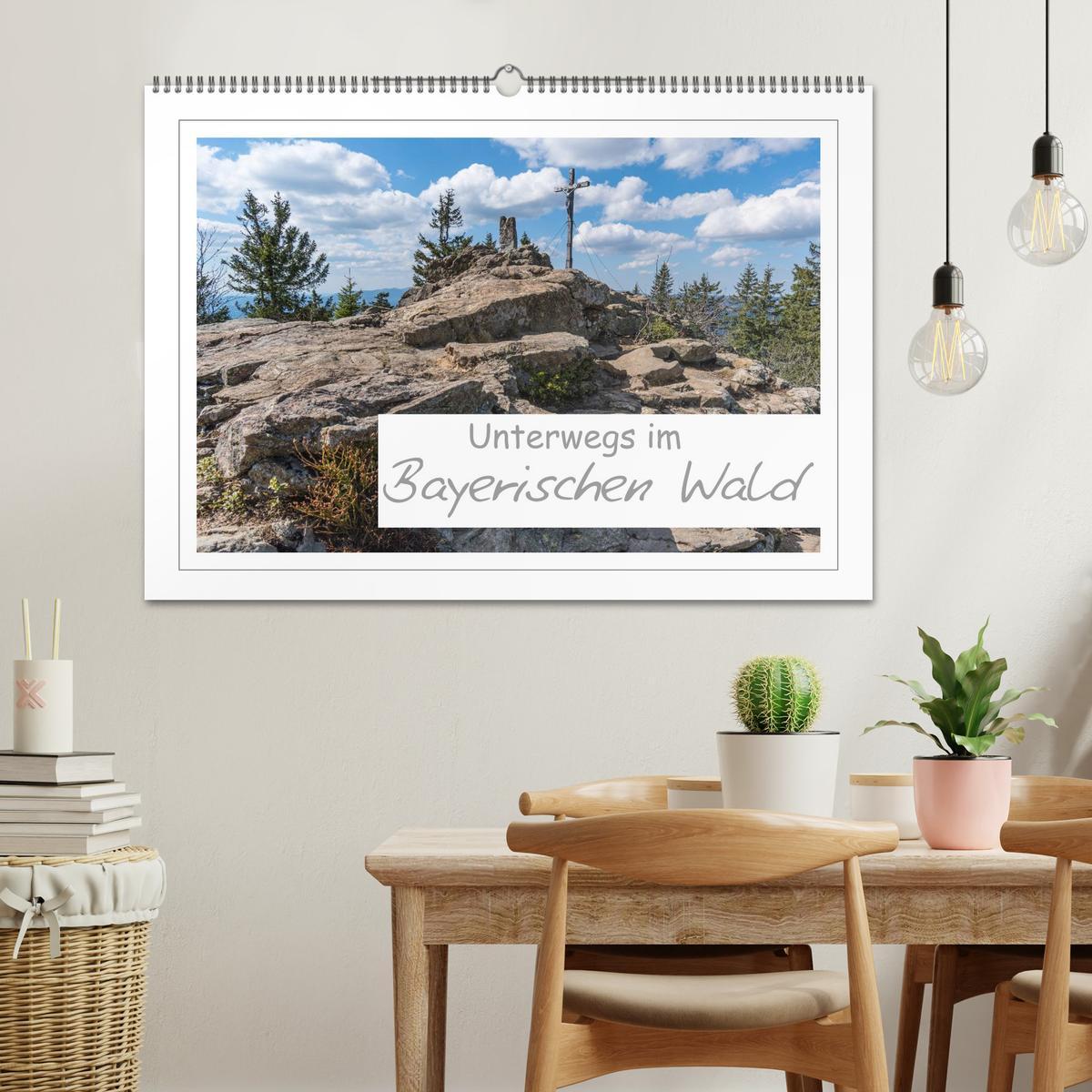 Bild: 9783435461813 | Unterwegs im Bayerischen Wald (Wandkalender 2025 DIN A2 quer),...