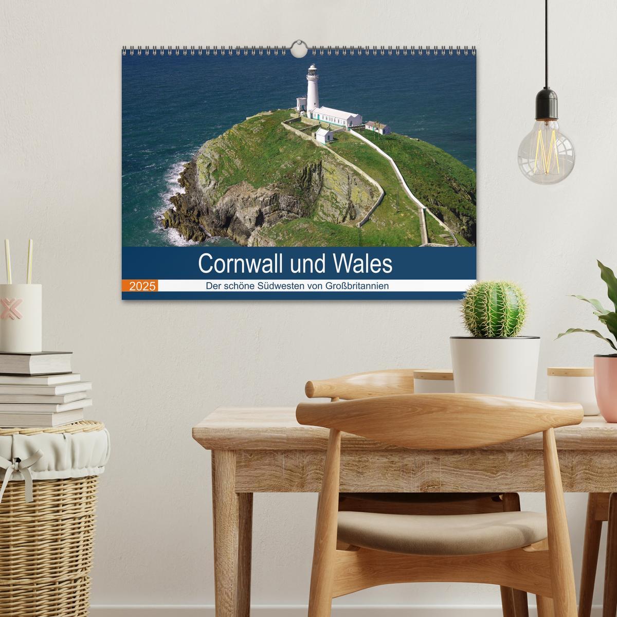 Bild: 9783435416646 | Cornwall und Wales (Wandkalender 2025 DIN A3 quer), CALVENDO...