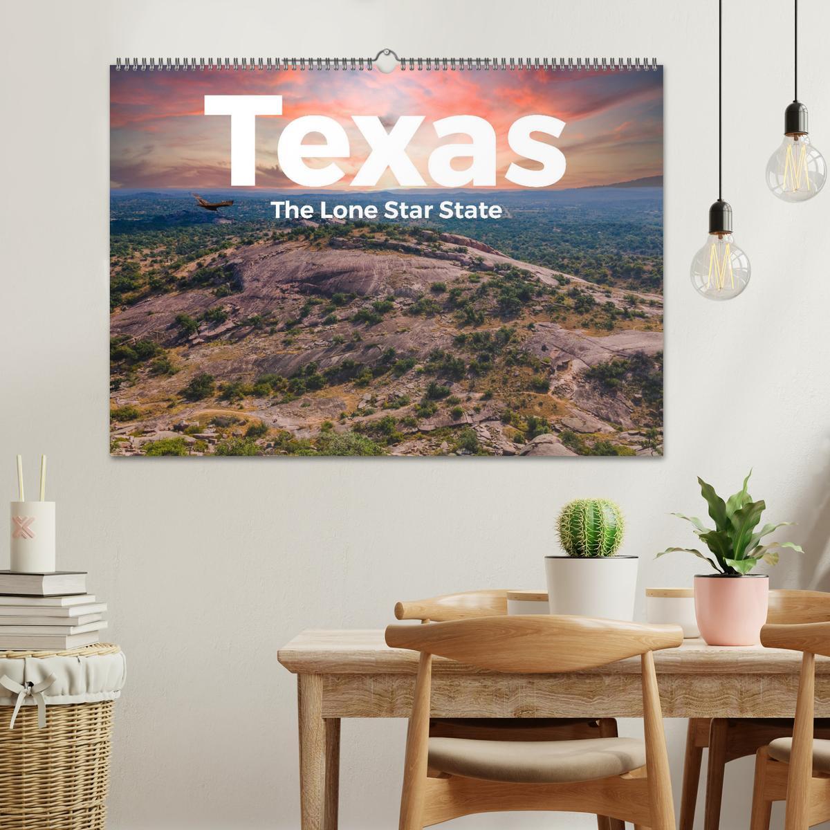 Bild: 9783457181959 | Texas - The Lone Star State (Wandkalender 2025 DIN A2 quer),...